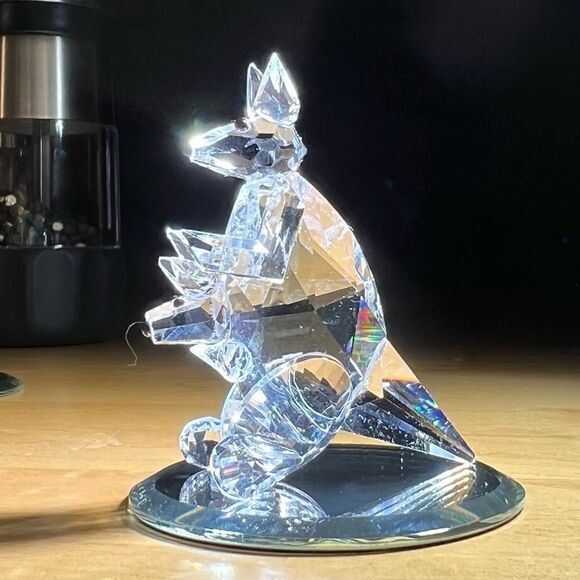 Kangaroo made of sparkly crystal - mother and baby - Picture 4 of 7